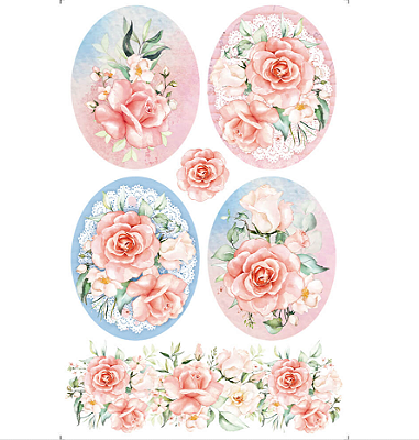 Transfer de Imagem Small – Coleção Amor Com Arte – Flores - TIS1-002