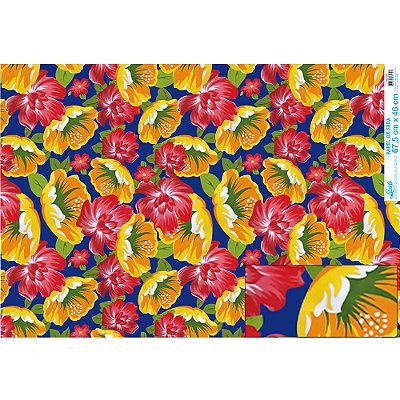 Papel De Seda - PSL049 - Estampa Flores Chita