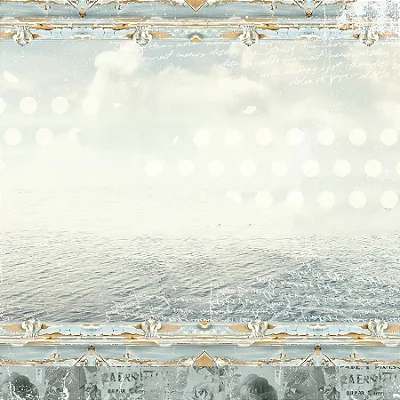 Papel para Scrapbook - Cód-1008 - Fundo BG - Coleção Serenity