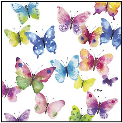 Guardanapo - 133002967 - Butterfly Phantasy - 33x33cm