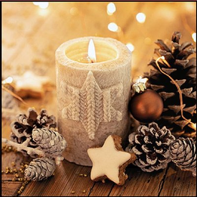 Guardanapo - 33316770 - Candlelight - 33x33cm