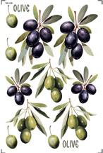 Transfer de Imagem - TIS-024- Small - Magnolias e Hortênsias