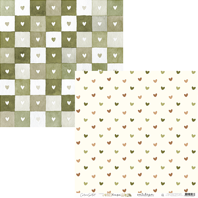 Bloco de Papéis para Scrapbook - SUT001 - Meu dengo - Sutileza - 6 folhas