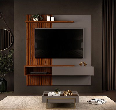 Painel Tito 14.60m tv até 65" - Dj Móveis