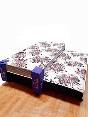 Colchobox ortopédico com auxiliar Lisboa espuma D23 com 7cm de espessura - Ortobello