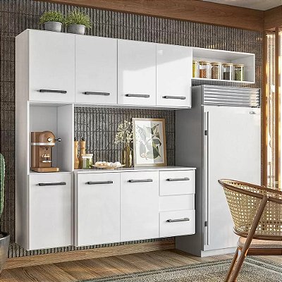 Cozinha Suspensa Juliete completa 1.80m - Nicioli
