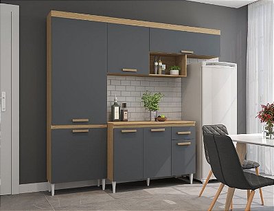 Cozinha Naiomi com Balcão 2.36m - Aramóveis
