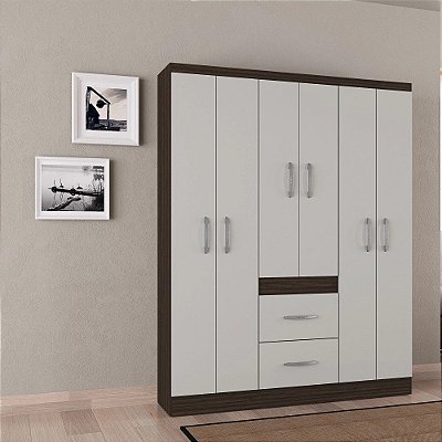 Roupeiro Casal New Marbela 1.35m - Poquema