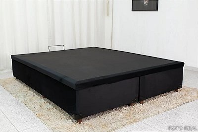 Base Box Baú Prime Luxo Casal Queen bipartida 1.58m - SE Movelaria
