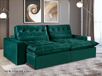 Retratil Reclinavel Colorado 2.90 veludo- Idealle (sr)
