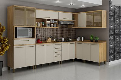 Cozinha New Tarantela 8 peças - Valdemoveis (tr)