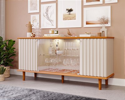 Buffet Janice com LED 1.65m  - Cimol