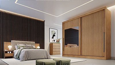 Roupeiro Monaco 100% MDF - Novo Horizonte