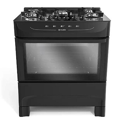 Fogão Mueller 5 bocas mesa vidro automático - Muellertr