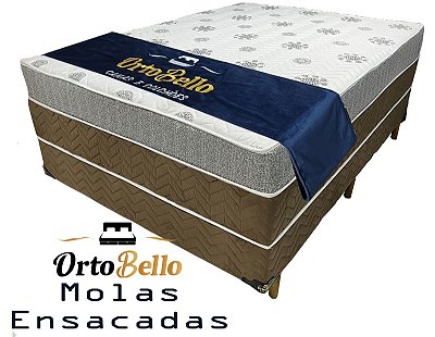 Colchobox Casal espuma D33 e molas ensacadas com 7cm de espessura - Ortobello