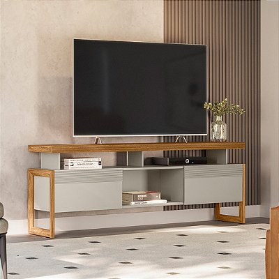 Rack Esmeralda Tv até 70" com portas de correr - Linea Brasil tr