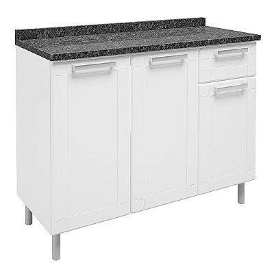 Balcão aço com pia inox 1.05m - Bertoline Cb