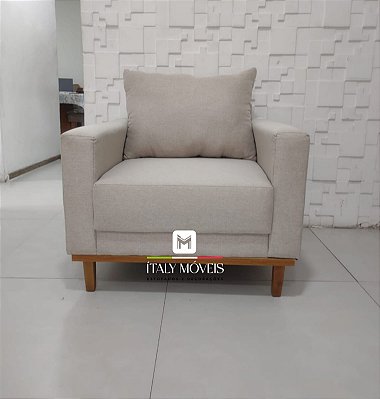 Poltrona Runa em Molas Bonnel  - Viero