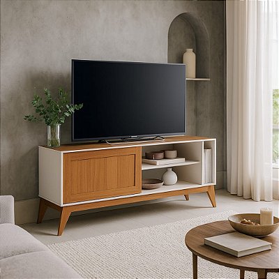 Rack Aruba Tv até 55" 1.36m - Edn Móveis