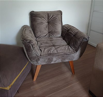 Poltrona Decorativa Pérola
