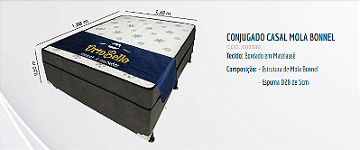 Colchobox Casal Molas Bonnel- Ortobello