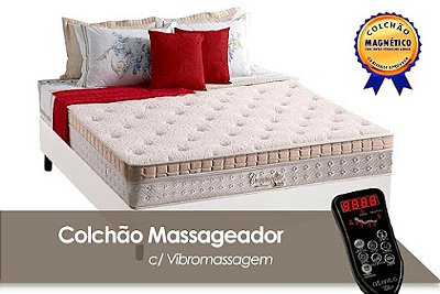 Colchão Commodite King com Massageador até 180Kg/pessoa d33 e molas ensacadas - Anjos tr
