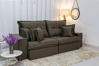 Retrátil e Reclinável Ferrara 2.50m D33 e molas ensacadas
