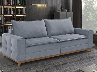 Sofá 2 lugares Arezzo Living 1.80m tecido linho