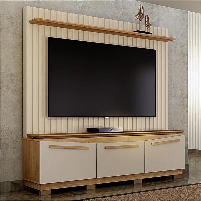 Home Montreal  Ripado Sem LED  1.74m TV 75" - Valdemoveis
