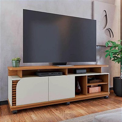Rack Bancada Jurerê Larg. 1.80m Tv até 75 - Colibri