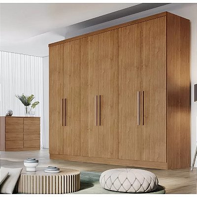 Roupeiro New Vertice 06P06G. 2.10m 100% MDF - Novo Horizonte