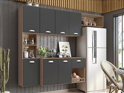 Cozinha Suspensa Mila 1.80m - Polimam