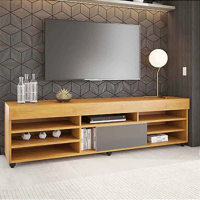 Rack Rum para TVs até 55 Polegadas 1.80m - Viero Móveis