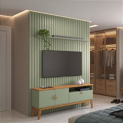 Painel Supremo 1.8m até 75″ + Rack Sirius 1.6m – Patrimar