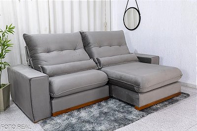 Retrátil Reclinável Sparta 2.50m D33 e Molas Ensacadas