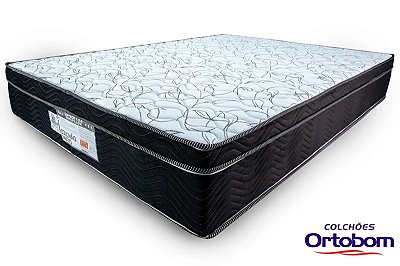 Colchão Casal Ortopédico D45 EPS Airtech 150 Ortopillow 138x188x28 até 120Kg - Ortobom