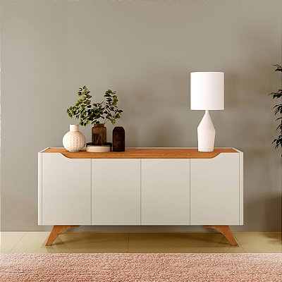Buffet Atenas Off White/Naturale 1.80m - Mavaular