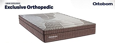 Colchão Queen Exclusive Orthopedic 158x198x27- Ortobom