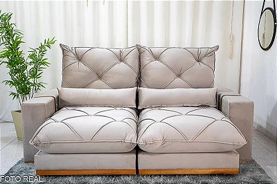 Retrátil Reclinável 2.50m Mônaco - D33 e Molas Ensacadas