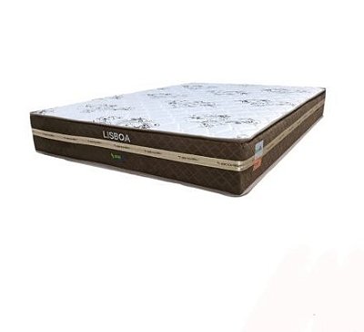 Colchão Casal Lisboa Molas Ensacadas 138x188x24 até 150Kg/Pessoa - Ecotec