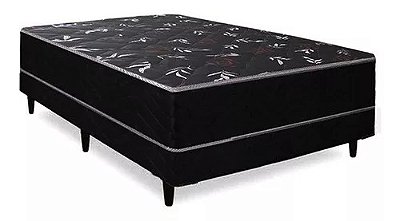 Colchobox Casal Orion Super Black138x188x52 SR Moveis