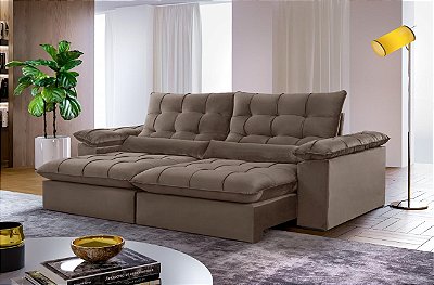 Retrátil Reclinável Malibu 2.10m - Vivaz Estofados