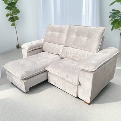 Retrátil e Reclinável Suiça 2.10m - Leo Decor