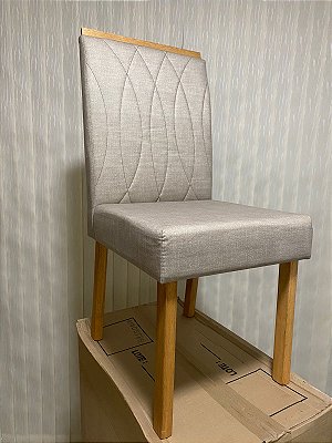 Kit com 2 Cadeiras  de Jantar - Carvalho Decor