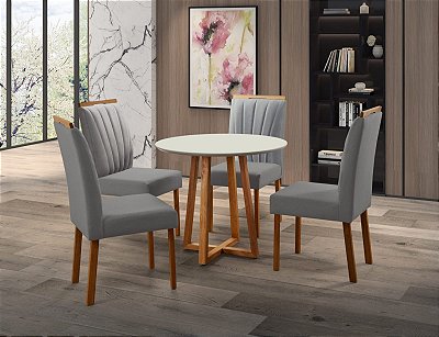 Mesa Texas 90x90 com 04 Cadeiras