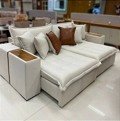 Sofá Cama Tebas 2.95m - Innova Estofados