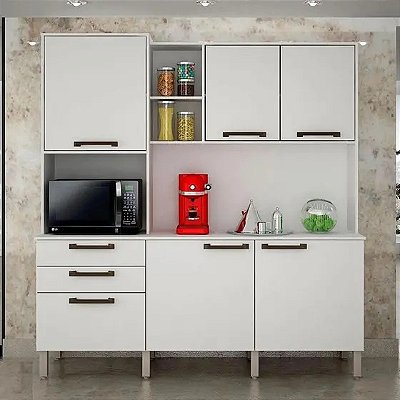 Kit de Cozinha Londres 1.87m 6P2G. - Salleto