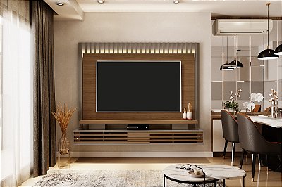 Bancada Suspensa Frizz Presence 1.60m Tv até 55 - Madetec