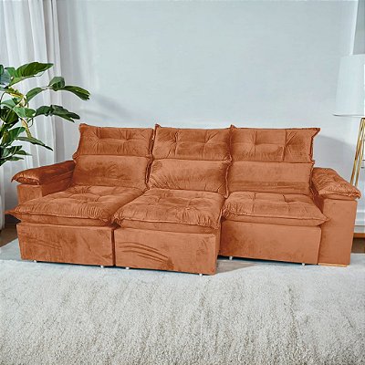 Sofá Retrátil e Reclinável Imperial 2,75m - Imperial Decor