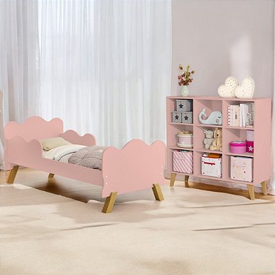 Mini Cama Juvenil Angel + Organizador Ceci - VJ Móveis